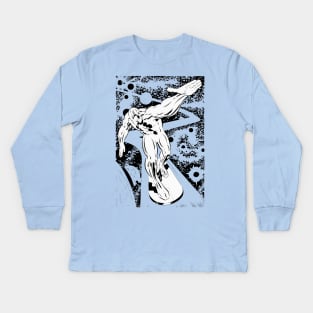 Silver Surfer Kids Long Sleeve T-Shirt